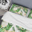 Ensemble de housse de couette en microfibre vert / ivoire 3 pièces