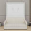 Lit escamotable double pleine grandeur avec coussin-412783793