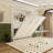 Wall Mounted Murphy Bed with Separate Manual Height Adjustable Desk, Space Saving Foldable Wall Bed & Computer Desk