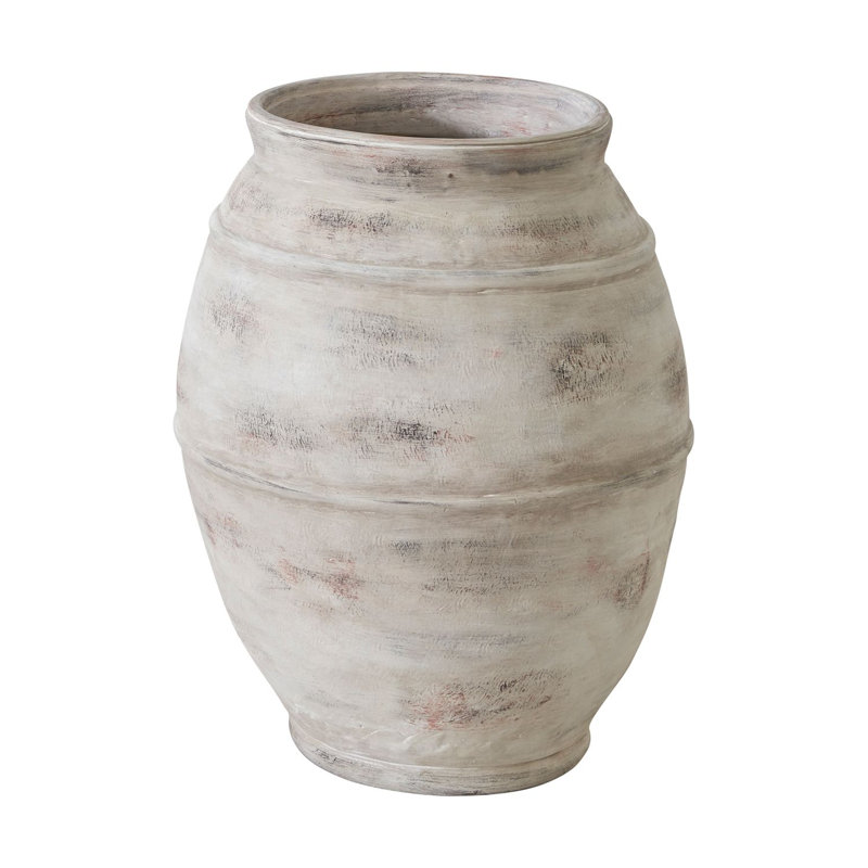 Shimla Handmade Ceramic Pot Planter, 26.25" H x 22" W x 22" D