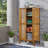 Beachcrest Home™ Anjenette 32'' W 195.05 Gallons Water Resistant Solid Wood Acacia Lockable Cabinet Deck Box-889226818