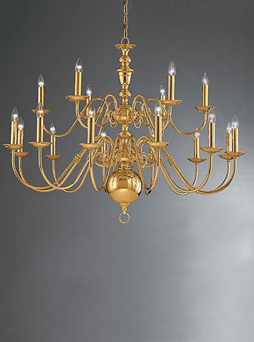 Laurier 18 - Light Candle Style Chandelier