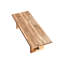 Solid wood desk, rectangular home office desk-1583337763