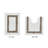 Broshous Premium 100% Cotton 2370 GSM 2-Piece Bath Rug Set, Ultra Plush Tufted Bathroom Mats, Super Absorbent OEKO-TEX® Certified, Reversible, Machine Washable, Spa-Like Comfort, White/Beige-542315541-601390766