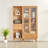 Modern simple log bookcase