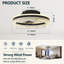 Ventilateur de plafond avec lumière encastrée Quiet-2074319807