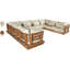 Canapé modulaire d'extérieur rembourré Ivry-1267463127