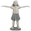 Statue enfant du jardin optimiste espère