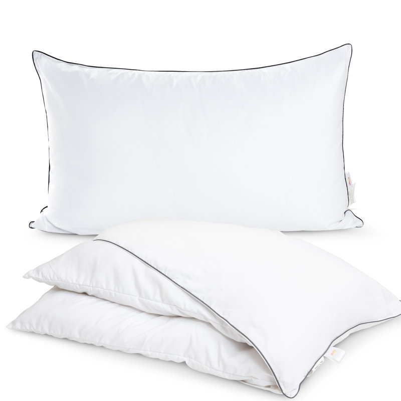 Cheer Hollow Fiber Medium Pillow, Standard Pillow: 20" x 26"