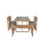 Ensemble de table et chaises d'extérieur en bois d'acacia de haute qualité-1158029215