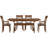 Sarah Solid Wood Top Four Leg Dining Set-16849104-39921302