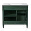Armoire de rangement moderne avec 2 tiroirs et lavabo supérieur