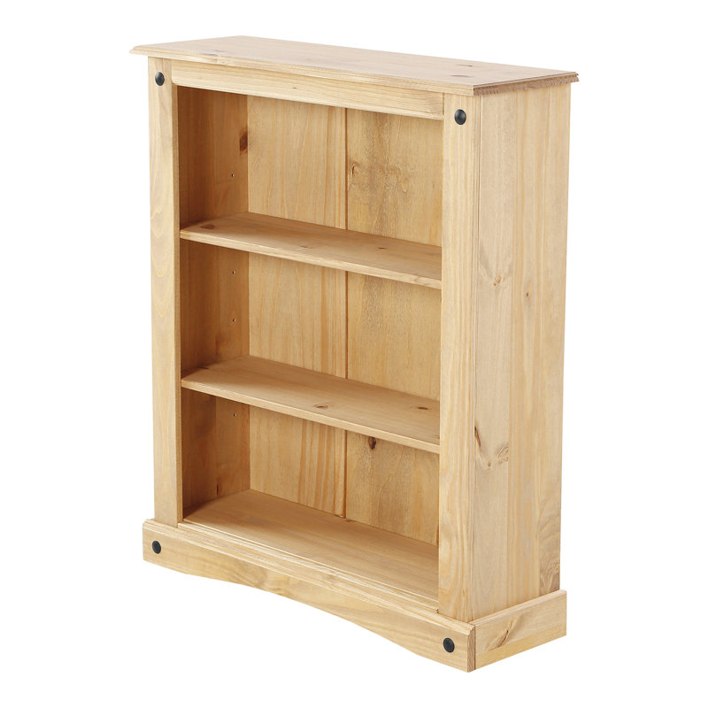 Dean 100cm H x 80cm W Solid Wood Standard Bookcase