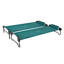 Lit superposé de camping portatif pour 2 personnes Disc-O-Bed, vert-29965020-29965021