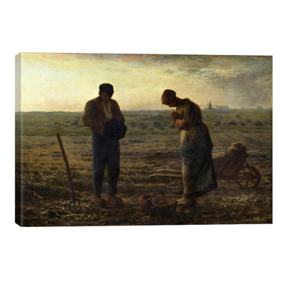 The Angelus by Jean-Francois Millet - Print on Canvas