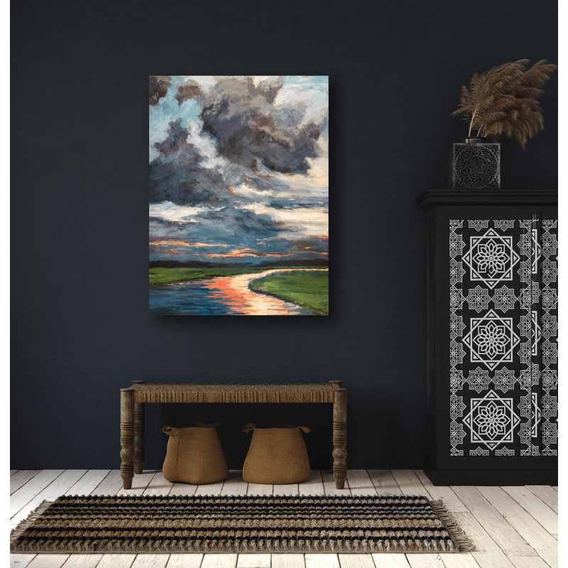 Thundersky - Artist Enhanced Canvas Print, 30" H x 24" W, Wrapped Canvas
