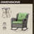 Wellford 2 - Person Wicker Patio Dining Set with , Cushions Included-2132104175