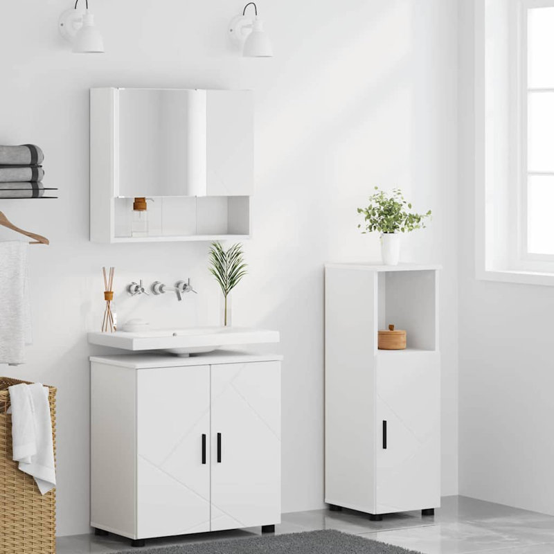Bathroom Furniture Suite, White