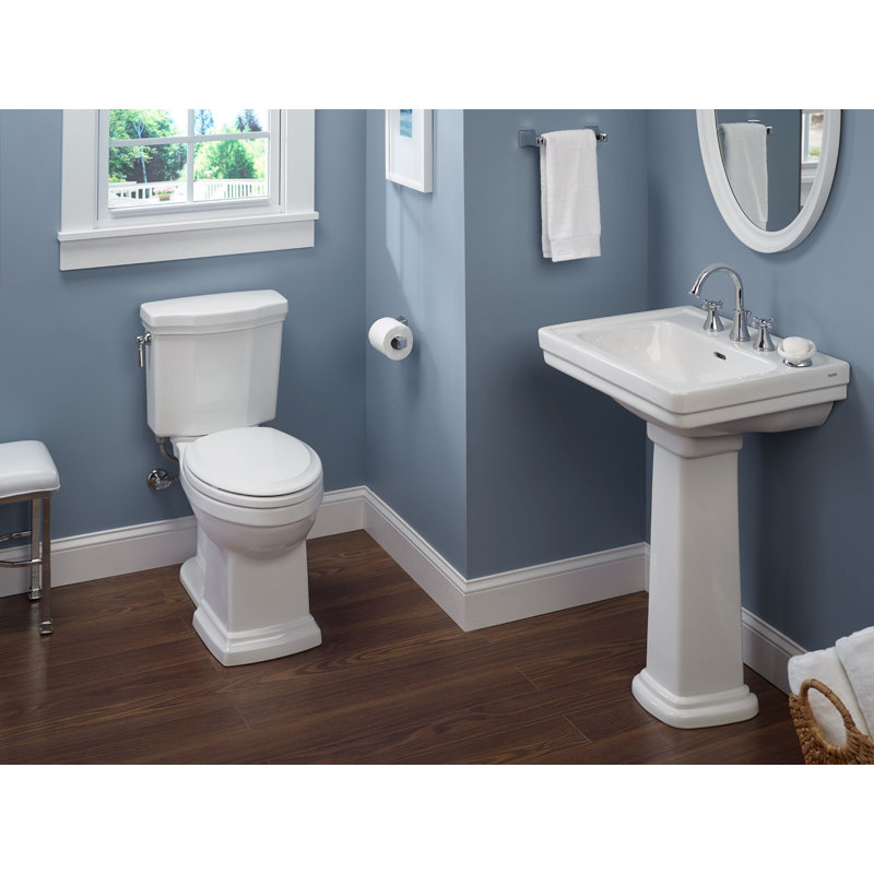 Promenade® II 1 GPF Elongated Two-Piece Toilet (Seat Not Included), Cotton, Left-Hand