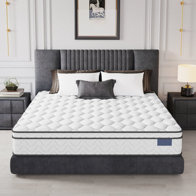 Multilayer Hybrid Mattress - Multiple Sizes & Styles Available, Ergonomic Design With Breathable Foam And Pocket Spring/Medium Plush Feel by Neche
