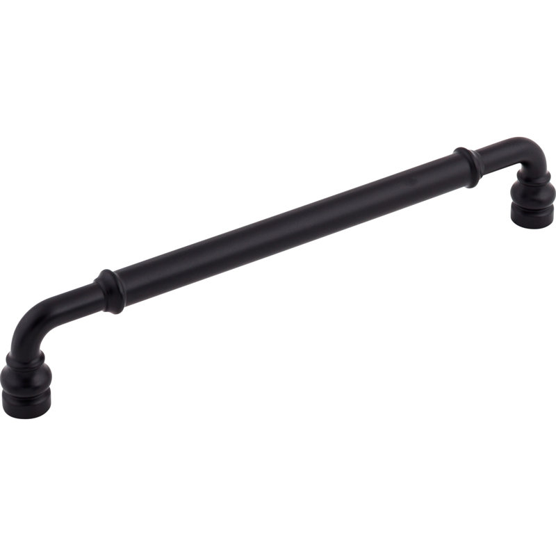 Brixton Bar Pull, Flat Black, 7 9/16" Center to Center