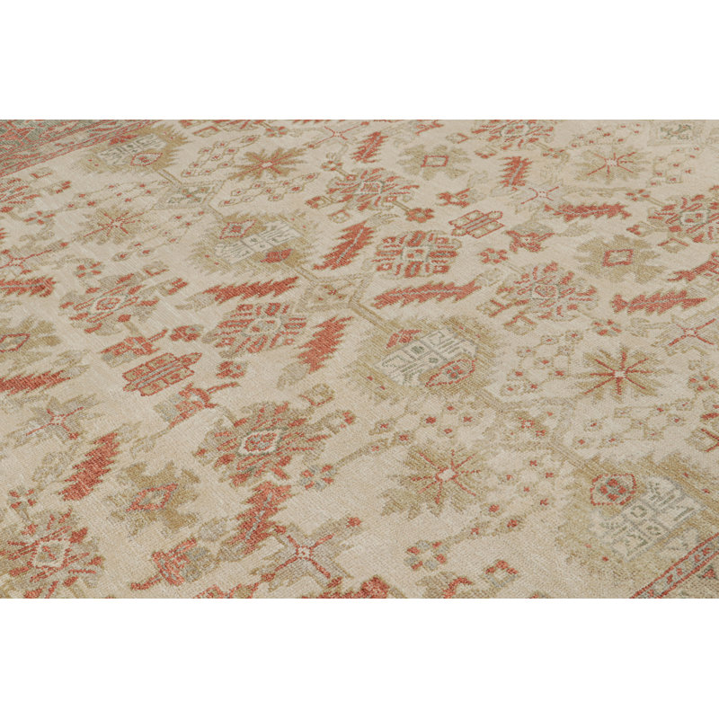 Handmade Silk and Wool Area Rug