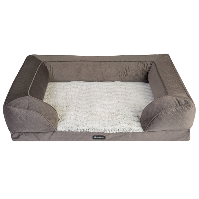 Lit pour animaux Supreme Comfort Couch, Très grand (l 43 po x P 30 po x H 10 po), Gris