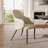 Modern 9-Piece Dining Set – Black Sintered Stone Extendable Table With 8 Beige Upholstered Armchairs