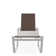 Holna Outdoor Rust-Resistant Metal Chaise Lounge