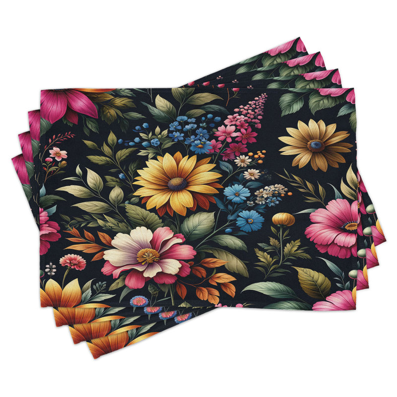 Ensemble de 4 napperons Ambesonne