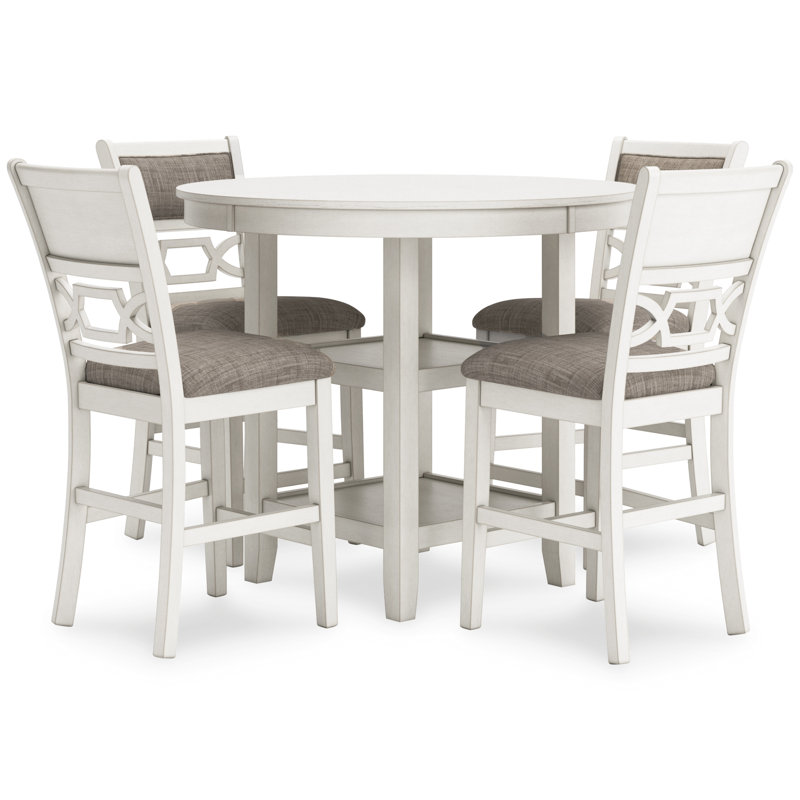 Dalvin Counter Height Dining Table And 4 Bar Stools (Set Of 5)