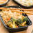 Disbrow 16oz. Black Rectangular Meal Prep / Bento Box Containers with Lids