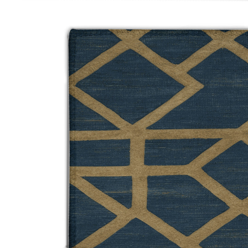 Tapis gris intérieur et extérieur Trellis, Rectangle 4pi x 6 pi