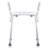 Multi-Purpose Backless Shower Bench with Arms