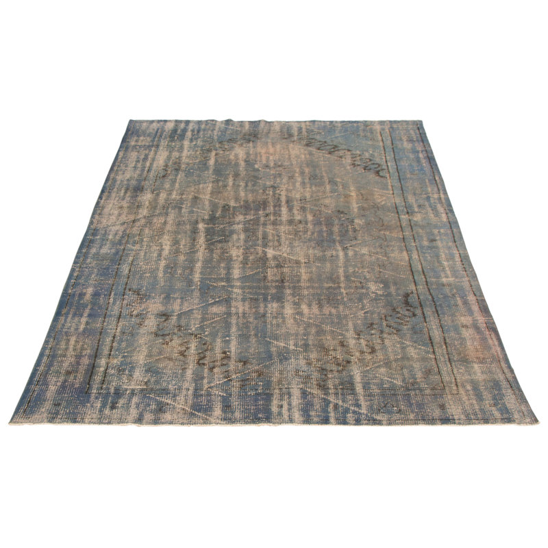 Tapis unique en laine noué à la main 2000S 6 pi 7 po x 9 pi 5 po Ohaus