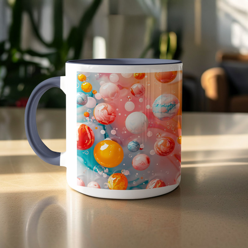 Ceramic Coffee Mug, Navy