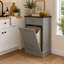 Armoire poubelle inclinable Havant 10 gallons-106451144