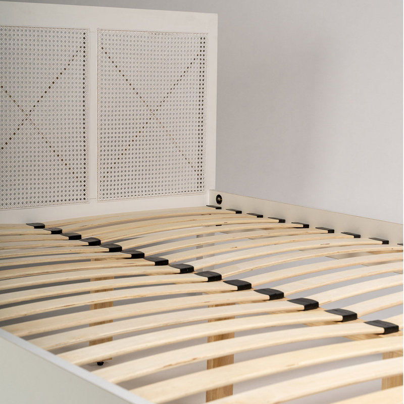Amirrah Bed Frame, Black, Kingsize (5')