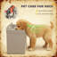 Station d'alimentation grise pour chien avec bol à alimentation lente et armoire de rangement cachée de 13,2 gallons avec portes en acrylique pour grands chiens