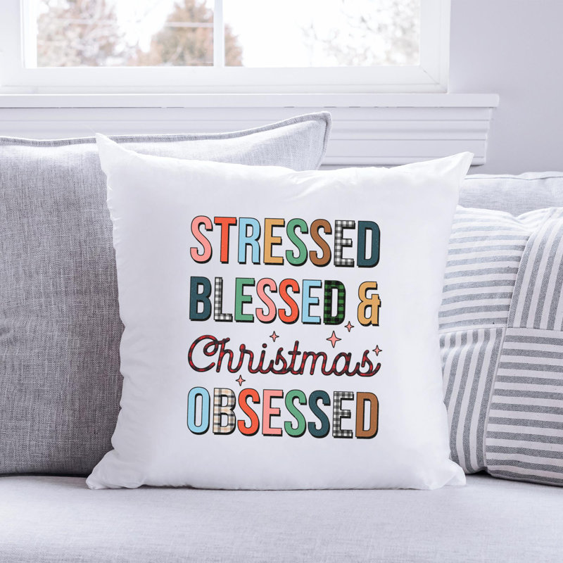 Coussin en polyester Christmas7, 20 po x 20 po