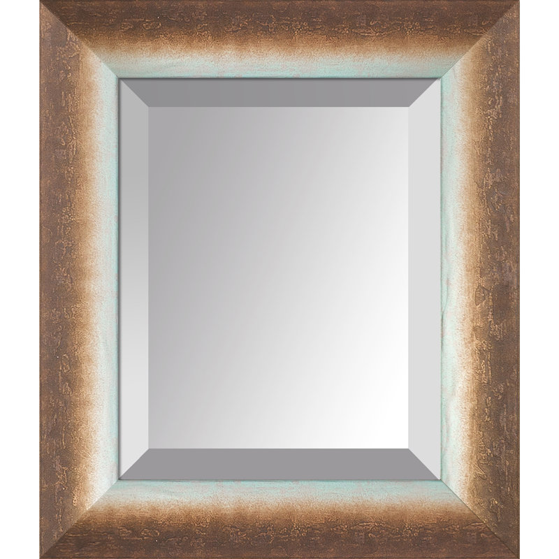 Miroir décoratif biseauté traditionnel Dalaigh, 14 po x 12 po