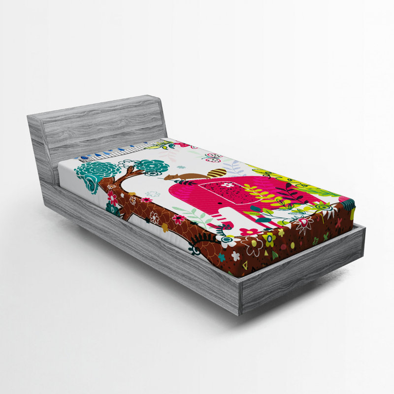 Drap ajusté animal, Drap-housse de taille simple