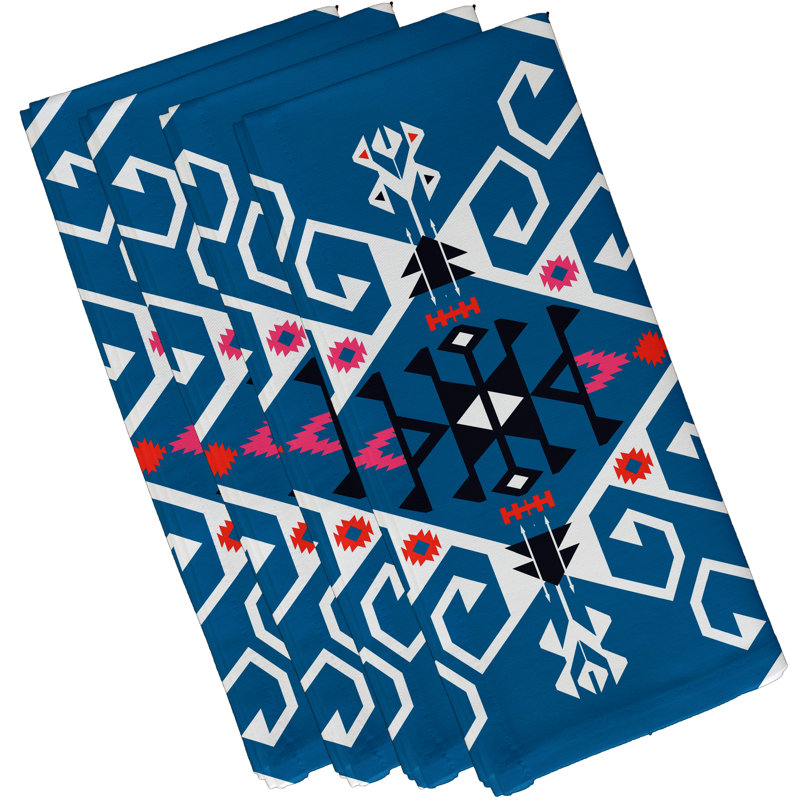 Ensemble de serviettes 4 pièces Alfreda, Azure