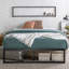 Desoto Tool-Free Quick Lock Metal Bed Frame-2113112356