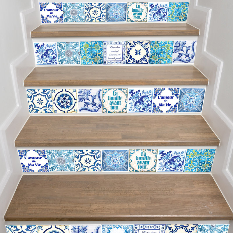 5.9'' W x 5.9'' L Vinyl Peel and Stick Field Tile