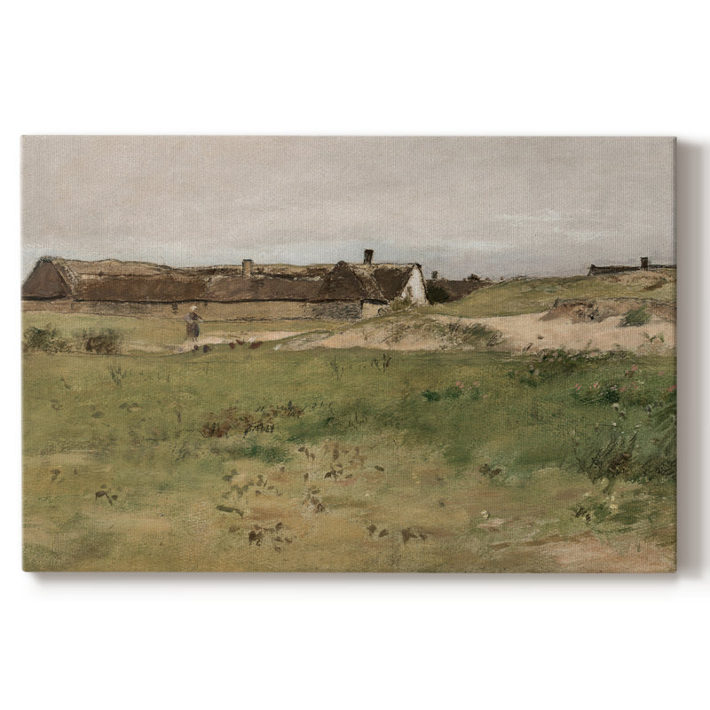 Paysage rétro - CML - impression sur toile tendue, Toile tendue, H 9 po x l 13 po x P 1,5 po