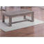 Table basse contemporaine 1 pièce Rustic Brown Grey Tan Tan Finish Furniture