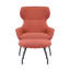 Fauteuil d'appoint à oreilles avec repose-pieds Cathalina-342475677