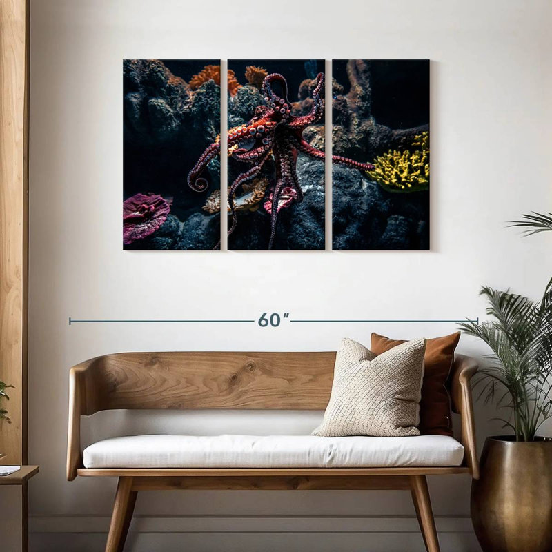 Octopus Habitat, 28" H x 45" W