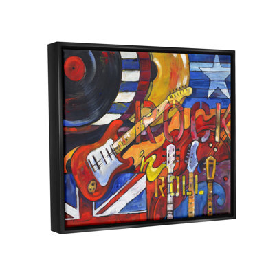 Rock 'n Roll Music Tribute by Paul Brent - Painting on Canvas -  Trinx, 5984E318872A434EB0A44886E7B63727